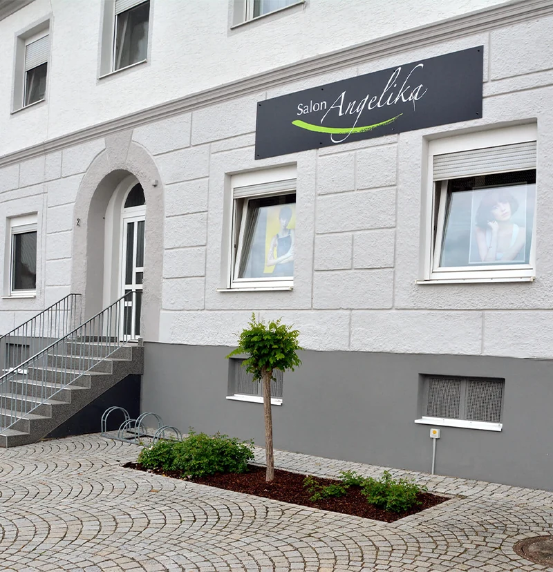 Außenansicht Salon Angelika in Krumbach